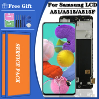 Super AMOLED For Samsung A51 A515 LCD Display A515F/DS A515FD A515 LCD Display Touch Screen Replacement A515F Display