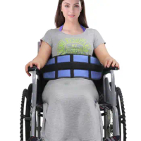 2Type Medical Fixation Strap Wheelchair Footrest Leg Belt Seat Strap Safety Adjustable Waist Belt for Patient Elderly Health Car