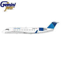 現貨Geminijets 1:200美國聯合航空龐巴迪CRJ200合金飛機模型客機