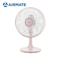 【Airmate艾美特】  12吋DC負離子桌扇 FD3015M 負離子桌扇 負離子淨化空氣-粉藍