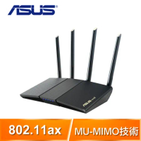 ASUS 華碩 RT-AX1800S WIFI 6 雙頻無線路由器分享器