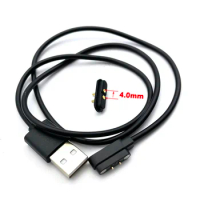 1 Sets Magnetic Usb Charging Cable Smart Watch 4.0mm Male Female Pogo Pin Connector Power Solution 2 Pin Contact Pad PCB Solder