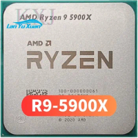 AMD Ryzen 9 5900X R9 R9- 3.7 GHz Twelve-Core 24-Thread CPU Processor 7NM L3=64M 105W 100-000000061 Socket AM4n