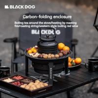 BLACKDOG Camping Charcoal Grill Stove for BBQ Outdoor Barbecue Table Picnic Folding Oven Furnace Portable Cookware Ultralight