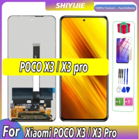 6.67" LCD POCO X3 Original For XIAOMI POCO X3 Pro M2007J20CG LCD Display Touch For POCO X3 NFC LCD Screen Digitizer Replacement