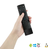 50 pcs/lot Q5 2.4GHz Wireless Voice Gyro Air Mouse with Microphone 3 Axis Gyroscope Smart tv box