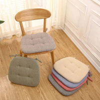 Chair Cushions Memory Foam Chair Pads Soft Seat Cushion Pads Non Slip With Straps Durable Mats Pads for Lounge/Kitchen/Office