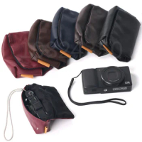 PU Leather Camera Soft Case Cover for Panasonic TS7 FT7 TZ200 ZS200 TZ91 TZ90 ZS70 LX10 LX15 TZ80 ZS60 TZ100 ZS100 TZ70 TZ71