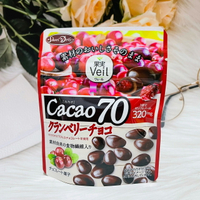日本 正榮 果實veil Cacao 70 蔓越莓巧克力豆 41g｜全店$199免運