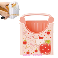 asdfkitty*日本製 KITTY粉紅色-吐司切片器-標準型-土司切割器-日本正版商品