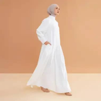 Lozy Hijab - Lesti Dress Lozy x Lesti (Long Dress Bahan Poly Flowy Anti UV Koleksi Raya Lebaran 2026