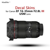 for Canon EF16-35 f2.8L III Lens Sticker Wrap Cover Skin For Canon EF 16-35mm F2.8 III USM Len Decal 1635 Anti-Scratch Protector