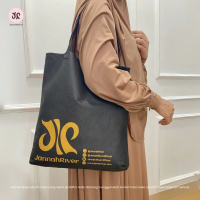 Tote Bag Jannah River Tas Multifungsi Wanita Muslimah Warna Hitam