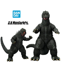 Bandai S.H.Monsterarts Godzilla 1972 20Cm Anime Original Action Figure Model Toy Birthday Gift Collection