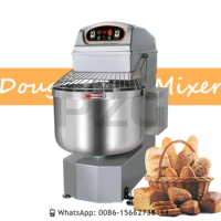 Automatic 75kg Dough Mixer 220/380V Commercial 200L Flour Mixer Stirring Mixer Pasta Bread Dough Kneading Machine