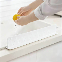 Suction Cup Sink Water Retaining Plate Kitchen Waterproof Strip For Dishwashing Sink/Self-adhesive D