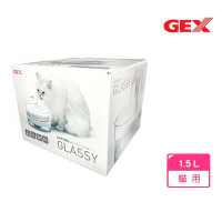 【GEX】米可多寵物精品 GEX☆愛貓透涼感飲水器 1.5L愛貓 寵物飲水機(循環式飲水器)