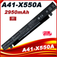 2950mAh A41-X550A Laptop Battery For ASUS A450 A550 F450 F552 K450 K550 P450 P550 R409 R510 R510C X450 X550 A41-X550