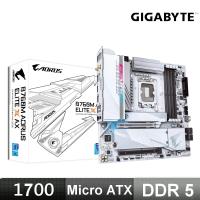 GIGABYTE 技嘉 3件組★ B760M AORUS ELITE X AX 主機板+Intel Core i5-12400 CPU+MSI M240 水冷風扇