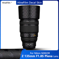 for Nikon Z 135 F1.8S Lens Decal Skin for Nikkor Z 135mm f/1.8 S Plena Lens Anti Scratch Wrap Cover Nikon135 Lens Sticker Film