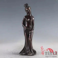 Antique Pure Copper Yang Feei Beauty Body Art Bronze Statue