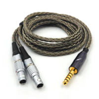 Replaceable Upgrade Audio Cable16 Core 4.4mm 2.5mm Balanced Cable For FOCAL Utopia NEW Utopia Earphone Cable