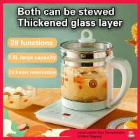 SG[READY STOCK]1.8Litre Electric Kettle Electric Healthy Tea Kettle Glass Electric Kettle Auto Power