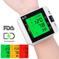 Digital Wrist Blood Pressure Monitor Medical Upper Arm Sphygmomanometer Automatic Tonometer Tensiometro Blood Pressure Meter