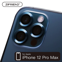 【ZIFRIEND】iPhone 12PRO MAX鏡頭玻璃保護貼太平洋藍/ZFL-12PM-OB