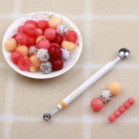 Mini Apple Ball Digger Melon Spoon Ice Cream Dig Scoop Double-end Cooking Tool Kitchen DIY Accessories Gadgets