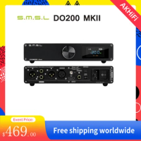SMSL DO200 MKII Audio DAC ES9068AS*2 XMOS XU316 Bluetooth 5.0 MQA Full Decoding OPA1612*5 op amp DSD512 768KHZ 32Bit CD decoder