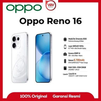 Hp Oppo Reno 16 5G Ram 12GB Internal 256GB Garansi Resmi White