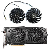 2PCS PLD10010S12HH DC 12V 0.4A 95MM 4PIN RX 5600 GPU Cooler for MSI RX5600 XT GAMING Graphics Card Cooling Fan
