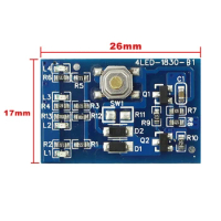 1pc Circuit Board LED 18V For Makita 18V Bl1830 Bl1840 Bl1850 Power Tool Lithium Battery Protection Circuit Board