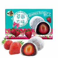 麻吉爸 草莓大福-全素(每盒70g±5%x6入，共1盒)