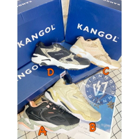 帝安諾 - 實體店面 KANGOL 袋鼠 經典復古老爹鞋 增高 粉 藍 黑 卡其【APP下單享4%點數】