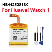 Original Replacement Battery HB442528EBC For HUAWEI Watch 1 Watch1 HB442528EBC 300mah Battery Batteries+Tools