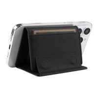 Leather Magsafe Wallet Case For iPhone 15 14 13 12 Pro Max Samsung S24 Ultra S23 Magsafe Card Holder Wallets Magnetic Cardholder