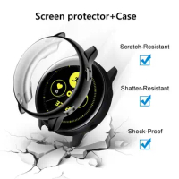 Watch Case For Samsung Galaxy watch active 2 44mm 40mm TPU All-Around bumper Screen Protector+film smartwatch cover Accessories
