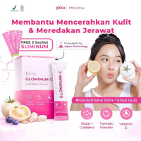 JIERA Glominum-C Drink PAKET 2 MINGGU - ISI 16 SACHET | Minuman Glutathione & Collagen Drink | With 