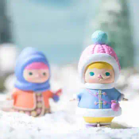 POP MART PUCKY Elf Winter Babies Series Blind Random Box Toys Kawaii Anime Action Figure Caixa Caja Mystery Box Doll Girls Gift