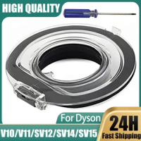 Dust Bin base Lid Replacement for Dyson V10 V11 SV12 SV14 SV15 Vacuum Cleaner Bin Cap Base Parts with Sealing Ring