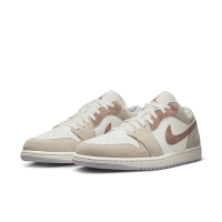 NIKE 休閒鞋 男鞋 運動鞋 AJ 喬丹 AIR JORDAN 1 LOW SE 白棕 HF1567-200 (2B3538)