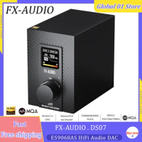 FX-AUDIO DS07 ES9068AS HiFi Audio DAC USB XU216 DSD515 786KHz MQA Balance Decoder Bluetooth 5.0 QCC5125 LDAC XLR RCA Output