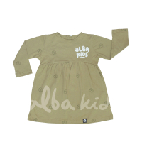 Tunik Basic Hijau Olive Alba Kids [Local Brand]