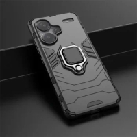For Xiaomi Redmi Note 13 Pro 5G Case Shockproof Armor Magnetic Kickstand Ring Phoen Case For Redmi Note 13 Pro + Plus Back Cover