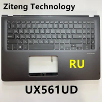 NEW RU Russian backlight keyboards for ASUS zenbook UX561UD Gray C Cover