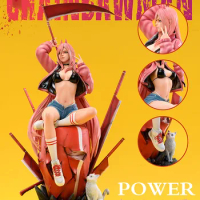 MushRoom Studio Chainsaw Man Power GK Limited Resin Statue Model