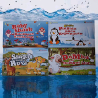 PAKET 4 BUKU ANAK - ANAK /  CERITA ANAK BERGAMBAR / BILINGUAL / DONGENG ANAK / BABY SHARK & KEHIDUPA