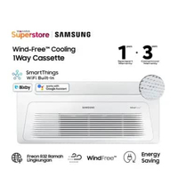 Samsung AC Cassette Inverter 1 Way Wind-Free 1 PK - AC026FE1DKF/EA | AC026 FE1DKF